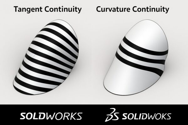 Mastering Curvature Continuity in SOLIDWORKS | WiredWhite