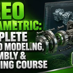 Creo Parametric: Complete 3D CAD Modeling, Assembly & Drawing Course